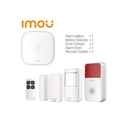 Dahua IMOU - Wireless Alarm System WIFI with PIR Motion Detector, Door Contact Alarm, siren, Remote Control for Home Security