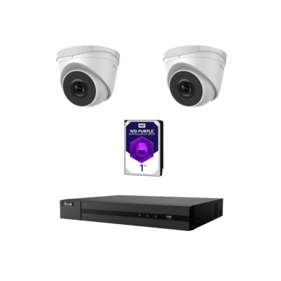 HiLook 8MP 2X4K PoE IP Camera Kit