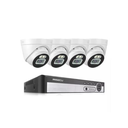 5MP Outdoor IR Night Vision Camera 4CH POE IP Video Surveillance CCTV System