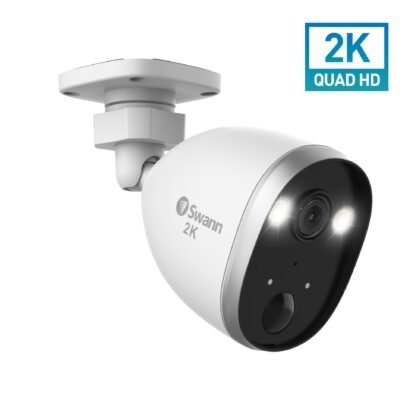 Swann 2K Outdoor Spotlight Wi-Fi Security Camera - 1 Pack