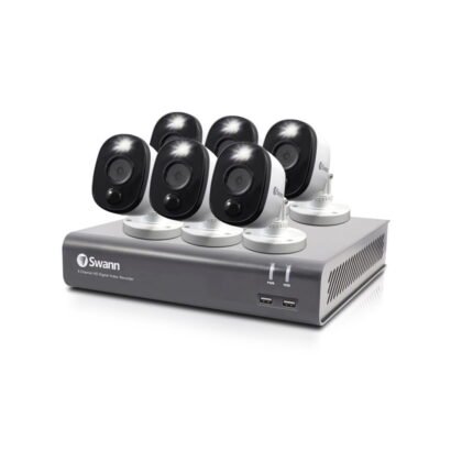 Swann DVR8-4580 1TB/6 x PRO-1080MSFB 1080p Bullet Cameras