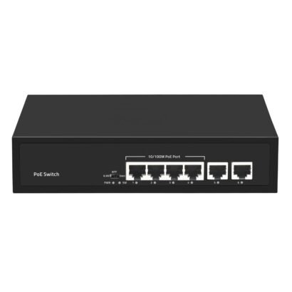 4 port Rack mount RJ45 POE switch