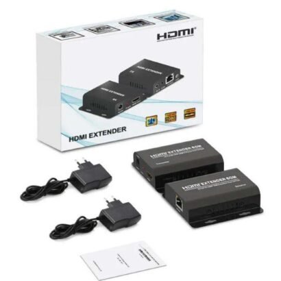 HDMI Extender 60M Over Single Cat5e/6 With IR 3D Full HD 1080P